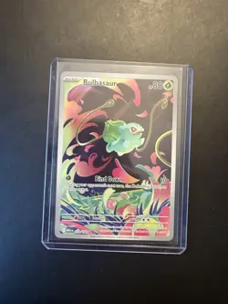 Pokemon Bulbasaur Illustration Rare 133/132 Mega Evolution TCG- NM Pack Fresh - Image 1