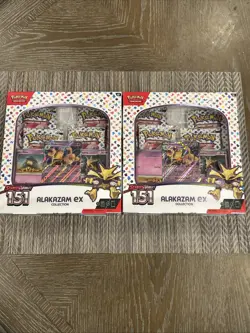 Pokemon Scarlet & Violet 151 Alakazam EX Collection Box New Factory Sealed Qty 2 - Image 1