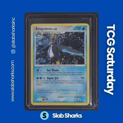 2007 POKEMON DIAMOND & PEARL #4/130 EMPOLEON HOLO RARE - Image 1