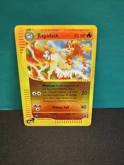 Pokemon TCG Expedition 26/165 Rapidash Holo LP-MP - Image 1