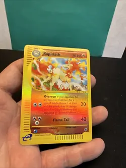 Pokemon TCG Expedition 26/165 Rapidash Holo LP-MP - Image 3