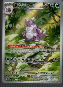 Nidoking Illustration Rare 174/165 SV Pokemon 151 2023 English-LP - Image 1
