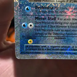 Pokemon Dark Wartortle Reverse Holo Legendary Collection 39/110 HP 60 - Image 5