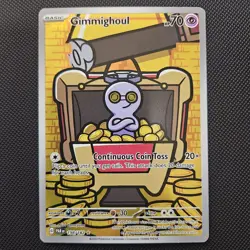 Gimmighoul 198/182 Pokemon TCG Paradox Rift Illustration Rare NM - Image 1