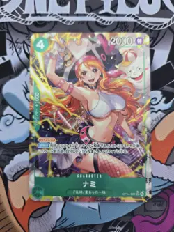 Nami- SR (Alternate Art) OP14-031 The Azure Sea's Seven-Japanese- One Piece TCG - Image 1