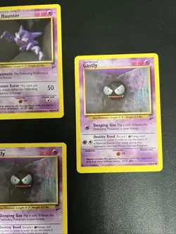 Pokemon Set 2 Card Lot: 4x Gastly + 3x Haunter - Image 4