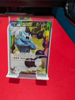 Pokemon Thundurus 97/98 Basic Holo Lightning Type Card TCG Collectible - Image 1