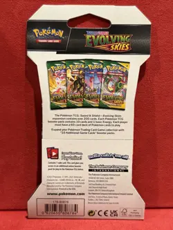 Pokemon Evolving Skies Sleeved Booster Pack Sylveon 10 Cards English TCG 2021 - Image 2