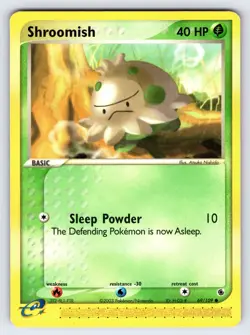 Shroomish 69/109 EX Ruby & Sapphire Pokemon Card TCG e-Series Nintendo - VLP - Image 1