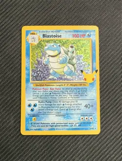 Blastoise 2/102 Holo Celebrations 25th Anniversary Pokemon Card Rare - Image 1