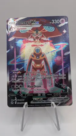 Deoxys VMAX - GG45/GG70 - Pokemon Crown Zenith Galarian Gallery Card NM - Image 1
