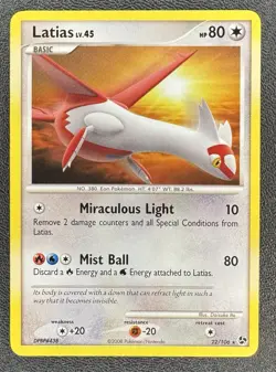 Latias 22/106 Rare Great Encounters LP Pokemon Card - Image 1