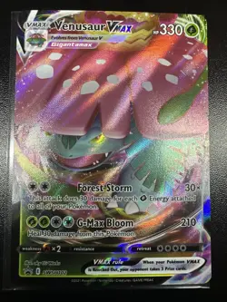 Venusaur VMAX SWSH102 SWSH: Sword & Shield Promo Cards Holo - Image 1