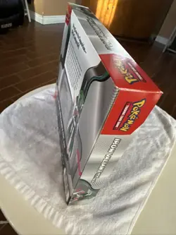 IRON VALIANT EX BOX Pokemon TCG 4 Booster Packs + 4 Foil Promo Cards SEALED NEW - Image 4