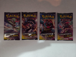 New Sealed Pokemon Card Champion's Path Booster Pack Lot Of 4 All Different Art - Image 1