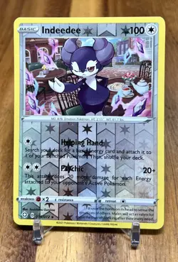 Indeedee 056/072 Reverse Holo Shining Fates Pokemon Card NM - Image 1