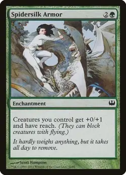 Magic the Gathering Spidersilk Duel Decks Knights vs. Dragons #32 2011 MTG Card - Image 1
