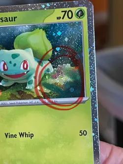POKEMON BULBASAUR SVP 046 NM PROMO BLACK STAR COSMOS WITH SWIRL HOLOFOIL CARD - Image 3