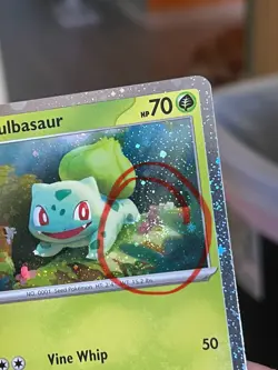 POKEMON BULBASAUR SVP 046 NM PROMO BLACK STAR COSMOS WITH SWIRL HOLOFOIL CARD - Image 4