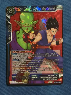 Son Gohan, Power Reclaimed Foil SGR BT19-151 Dragon Ball Super card game ccg - Image 1