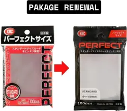 KMC Perfect Size Card Sleeves 100ct x3 Pack Soft Inner Barrier - Image 2