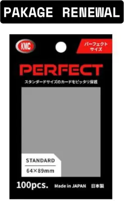 KMC Perfect Size Card Sleeves 100ct x3 Pack Soft Inner Barrier - Image 3