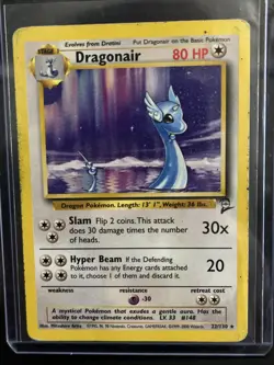 Dragonair - 22/130 - Pokemon Base Set 2 Rare Card WOTC HP - Image 1