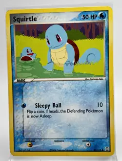 Squirtle 82/112 Pokemon Card 2004 FireRed & LeafGreen LP/MP - Image 1