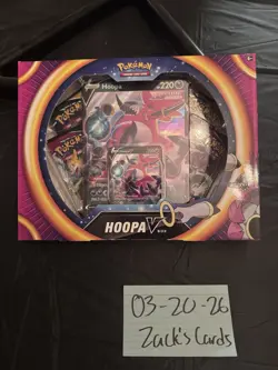 Pokemon TCG Fusion Strike Hoopa V Box Promo Booster Oversized Card English - Image 1