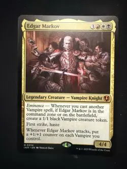 Magic: The Gathering Edgar Markov Mythic Innistrad Remastered Regular Near mint - Image 1