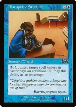 X 1 Disruptive Student NM Urza's Saga 069 MTG Magic The Gathering - Image 1