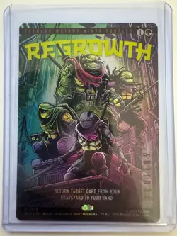 Regrowth #7075 FOIL MTG TMNT NM ENG - Image 1