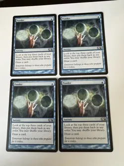 Magic The Gathering Ponder 73/249 (2012 {M12}) x4 - Image 1