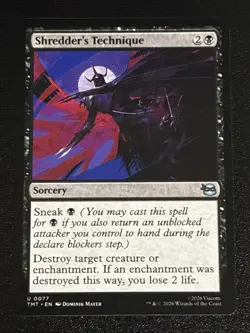 MTG Teenage Mutant Ninja Turtles Shredder's Technique 0077 NM - Image 1