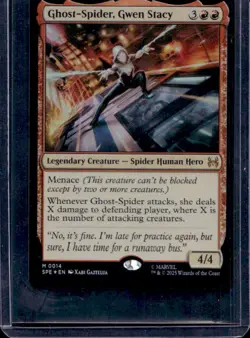 2025 Magic MTG Marvel's Spider-Man Ghost-Spider Gwen Stacy Eternal Foil #0014 - Image 1