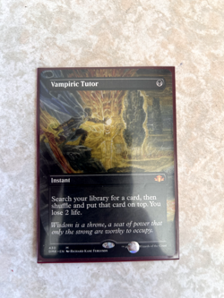 Magic the Gathering TCG Vampiric Tutor (Borderless) M Dominaria Remastered 430 - Image 1