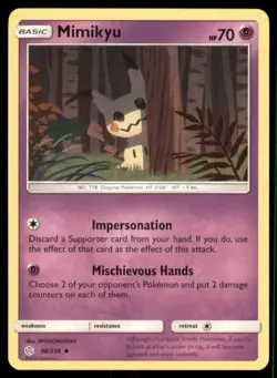 Pokemon TCG Mimikyu 96/236 Regular - Image 1