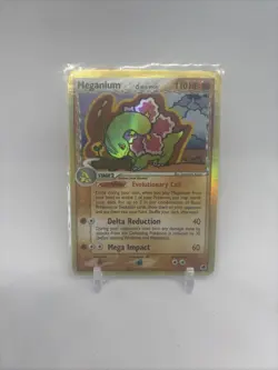 Pokemon Meganium 4/101 Dragon Frontiers Delta Species Holo Rare 110 Damaged - Image 1