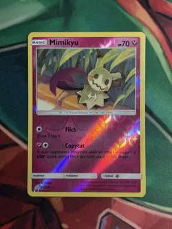 Mimikyu 112/181 SM Team Up Reverse Holo Rare Pokemon Card NM Near Mint - Image 2