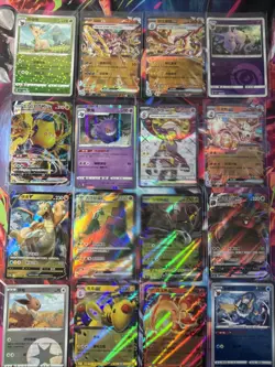 Pokemon 16 Card Lot nm V Max Mega Amazing Ex HOLO Rare Hits Only B46 - Image 1