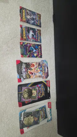 Pokemon TCG Sealed Lot ETBs Booster Bundle Blisters Packs + Card Savers/Sleeves - Image 3