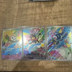 Pokemon 2026 First Partner Illustration Collection Series 1 Promos Set 43-45 #ML - Image 1