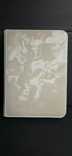 Laser Engraved Vault X Binder 9 Pocket SV10.5 White Flare - Reshiram - Image 1