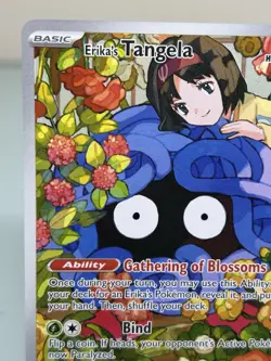 Pokemon TCG Erika’s Tangela 218/217 Ascended Heroes Illustration Rare NM Card - Image 3
