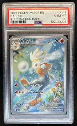2024 Pokemon Stellar Crown Raboot #147/142 PSA 10 GEM MINT - Image 1