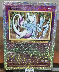 Pokemon TCG Mewtwo S4/S4 Legendary Collection 2002 Reverse Holo Box Topper HP - Image 1