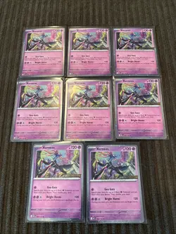 Xerneas 064/132 Stamped Promo Pokemon Mega Evolution Cosmos Holo *LOT OF 8* - Image 1