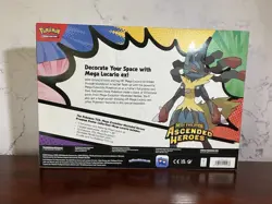 Pokemon TCG: Ascended Heroes Premium Poster Collection Mega Lucario Sealed!! - Image 4