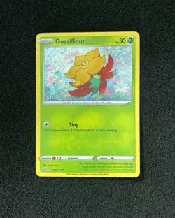2020 Pokemon English Black Star Promo Triple Blisters SWSH010 Gossifleur HC22 - Image 1
