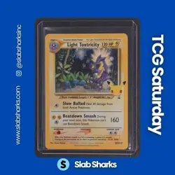 2019 POKEMON SWSH BS PROMO CELEBRATIONS COLLECT. CHEST #SWSH137 LIGHT TOXTRICITY - Image 1